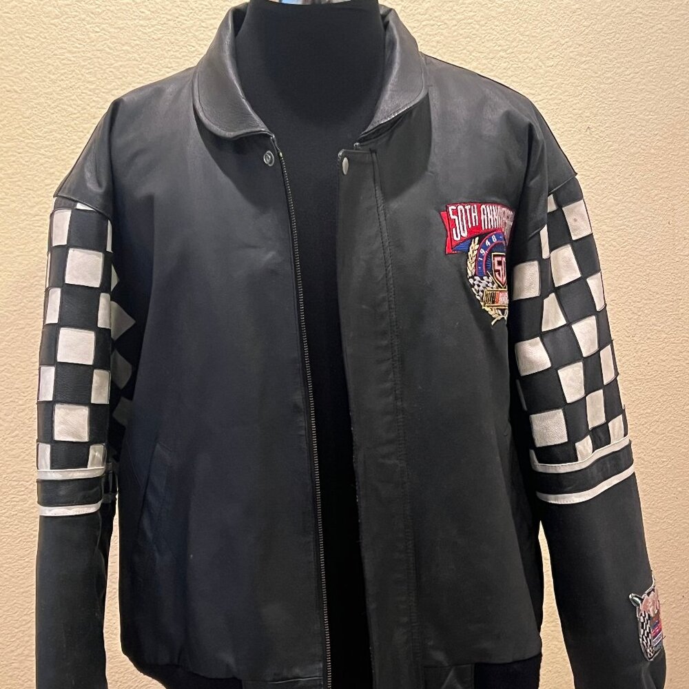 Jeff Hamilton NASCAR Racing 50th Anniversary Vintage Jacket Mens L
